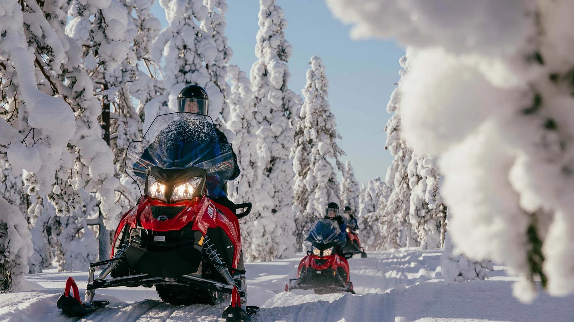 Sneeuwscootersafari