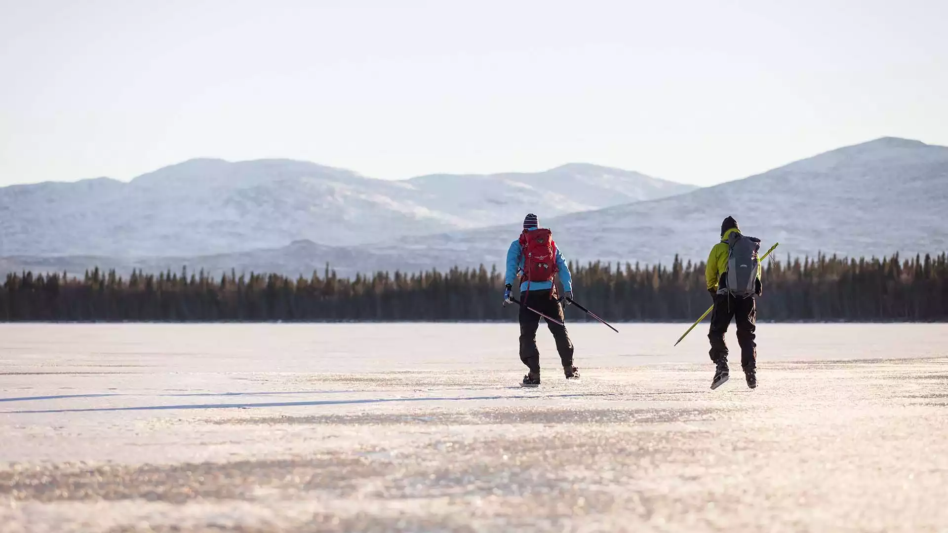 Schaatsen op natuurijs