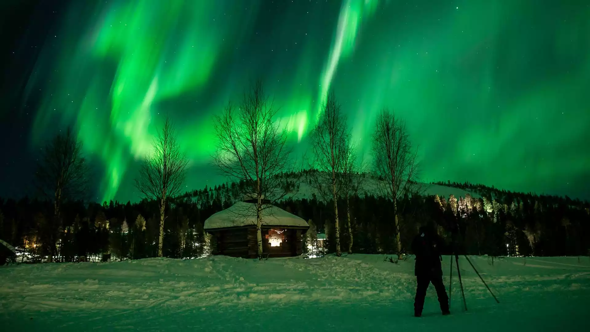 Vrije dag in Salla en noorderlichtjagen