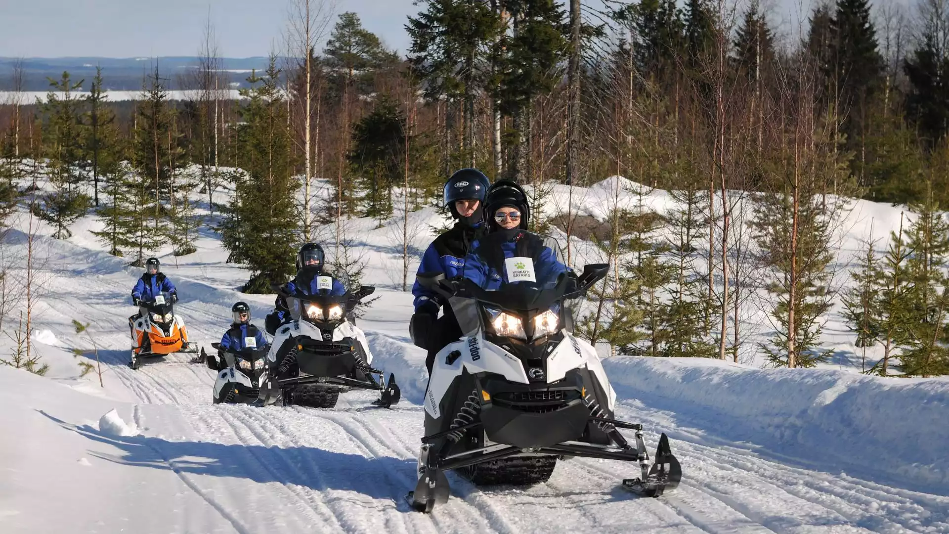 Adrenaline rush! Op pad met de sneeuwscooter