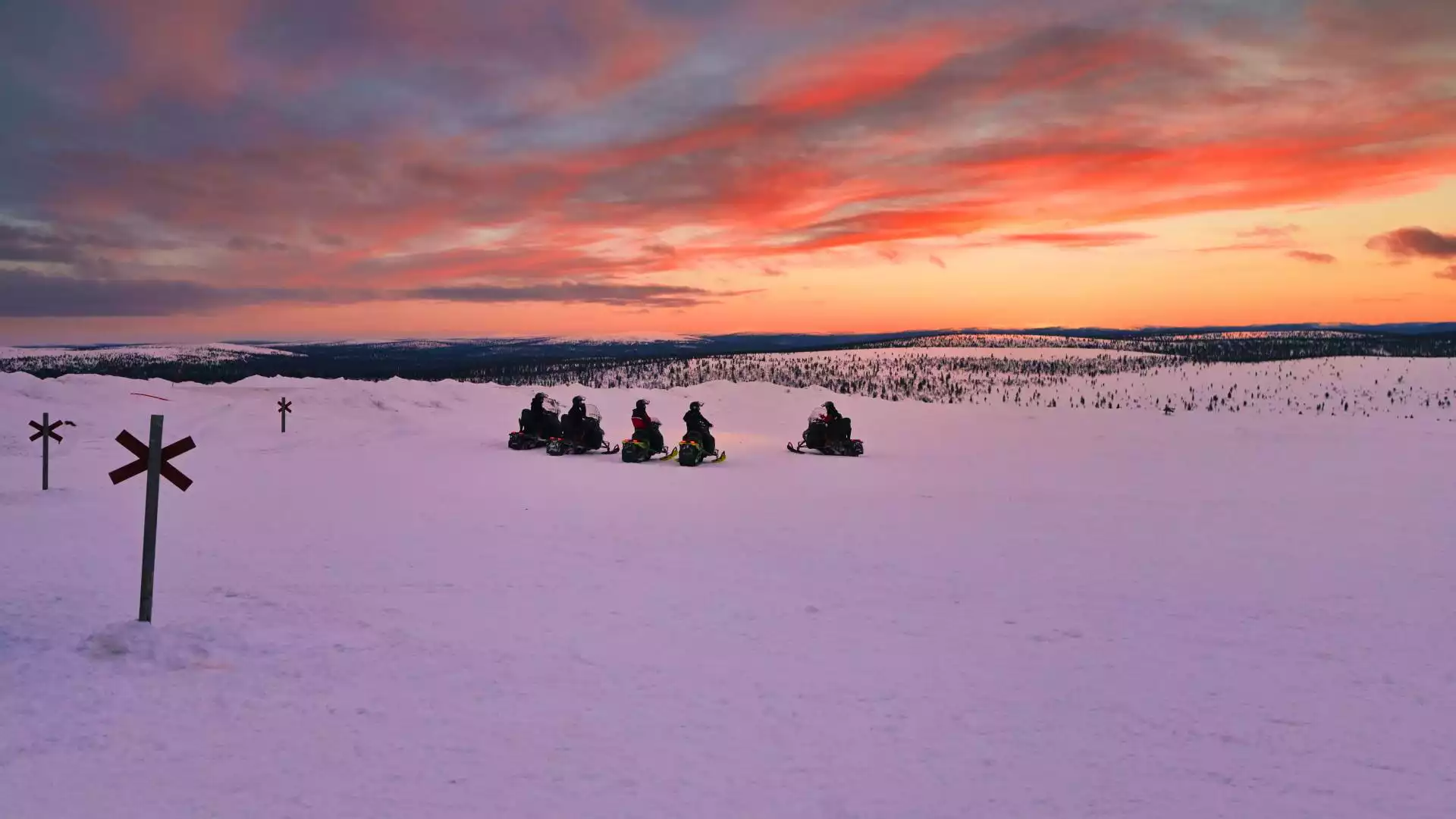 Verken de omgeving per sneeuwscooter