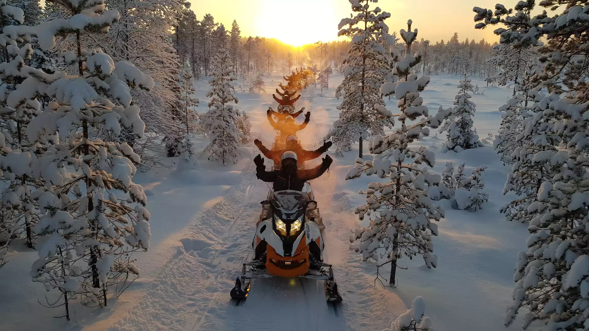 Sneeuwscootertocht door Winterwonderland®