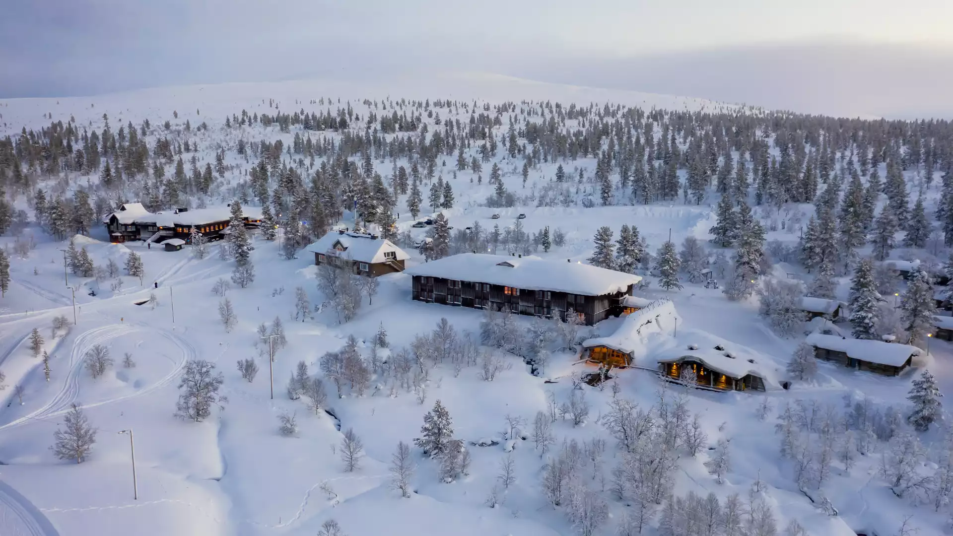 Aankomst in Lapland