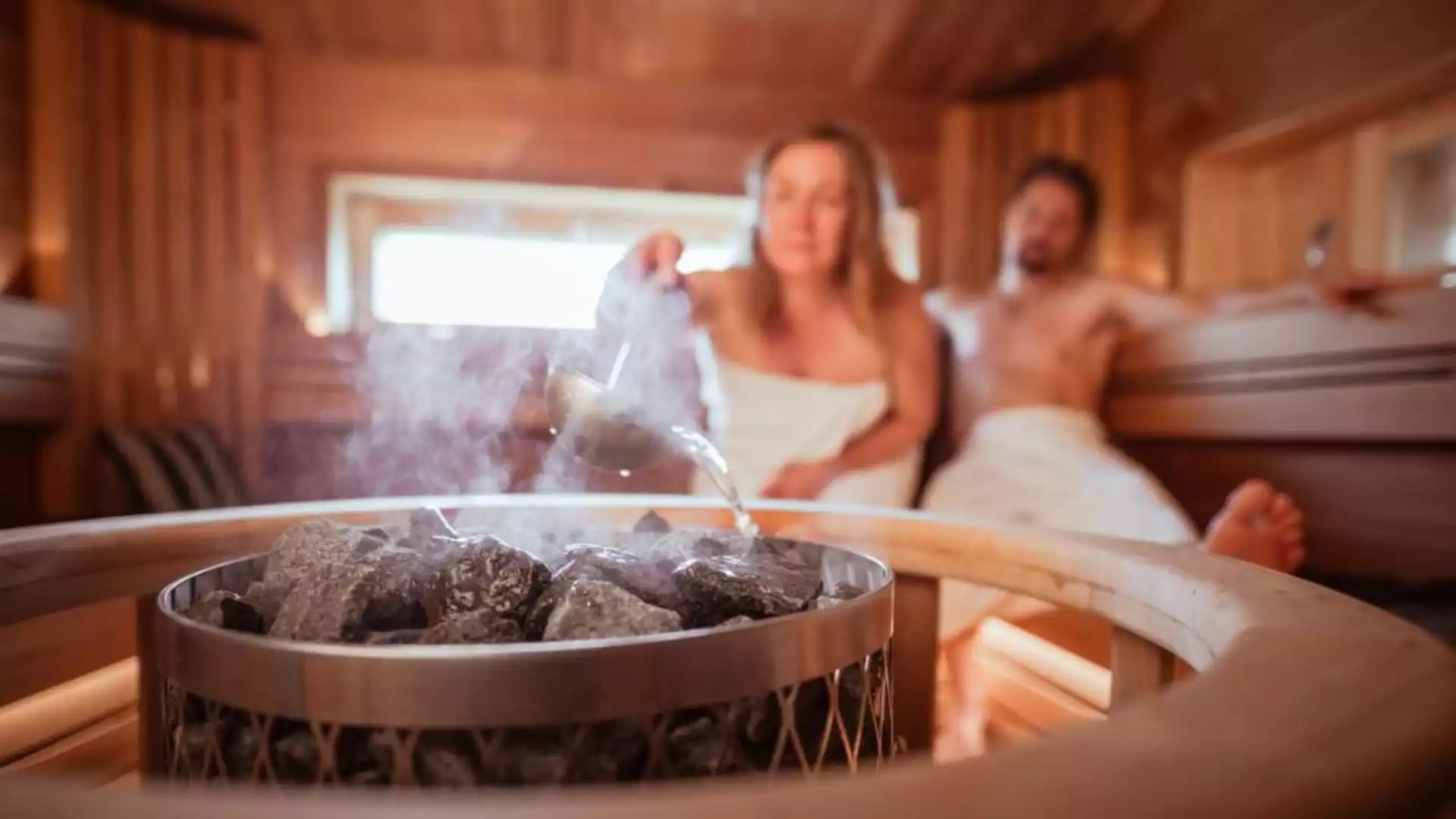 Ontspannen in de sauna
