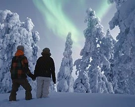 ruka-sneeuwschoenwandelen-noorderlicht