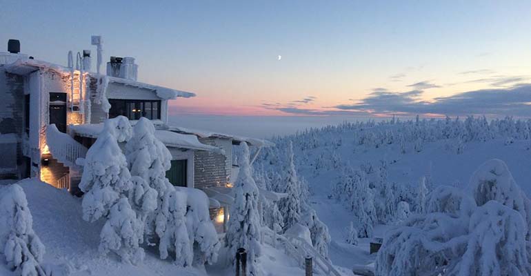 boutique hotel ruka peak buitenkant